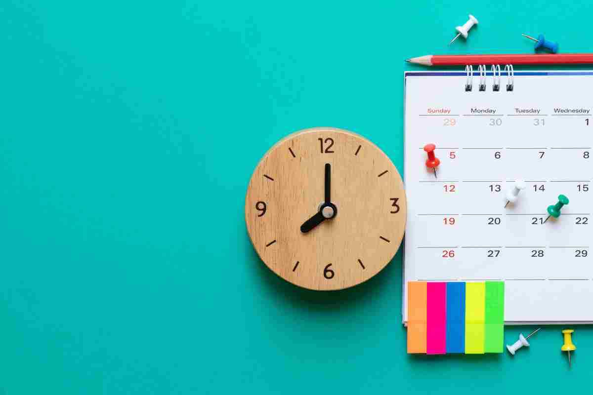 Calendario orari peggiori