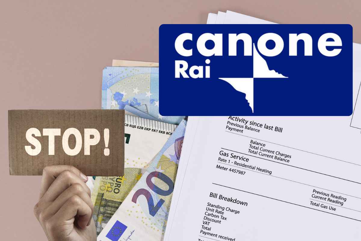 canone rai bollette stop