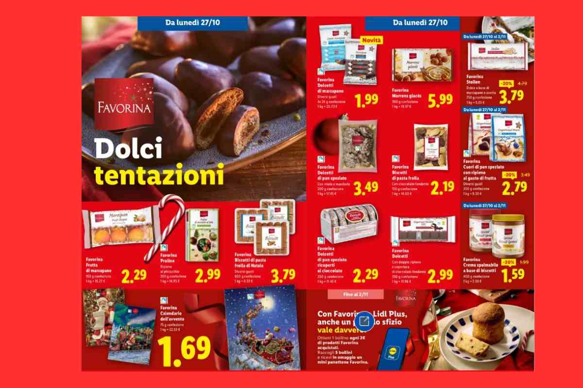 supermercato lidl dolci natalizi lidl