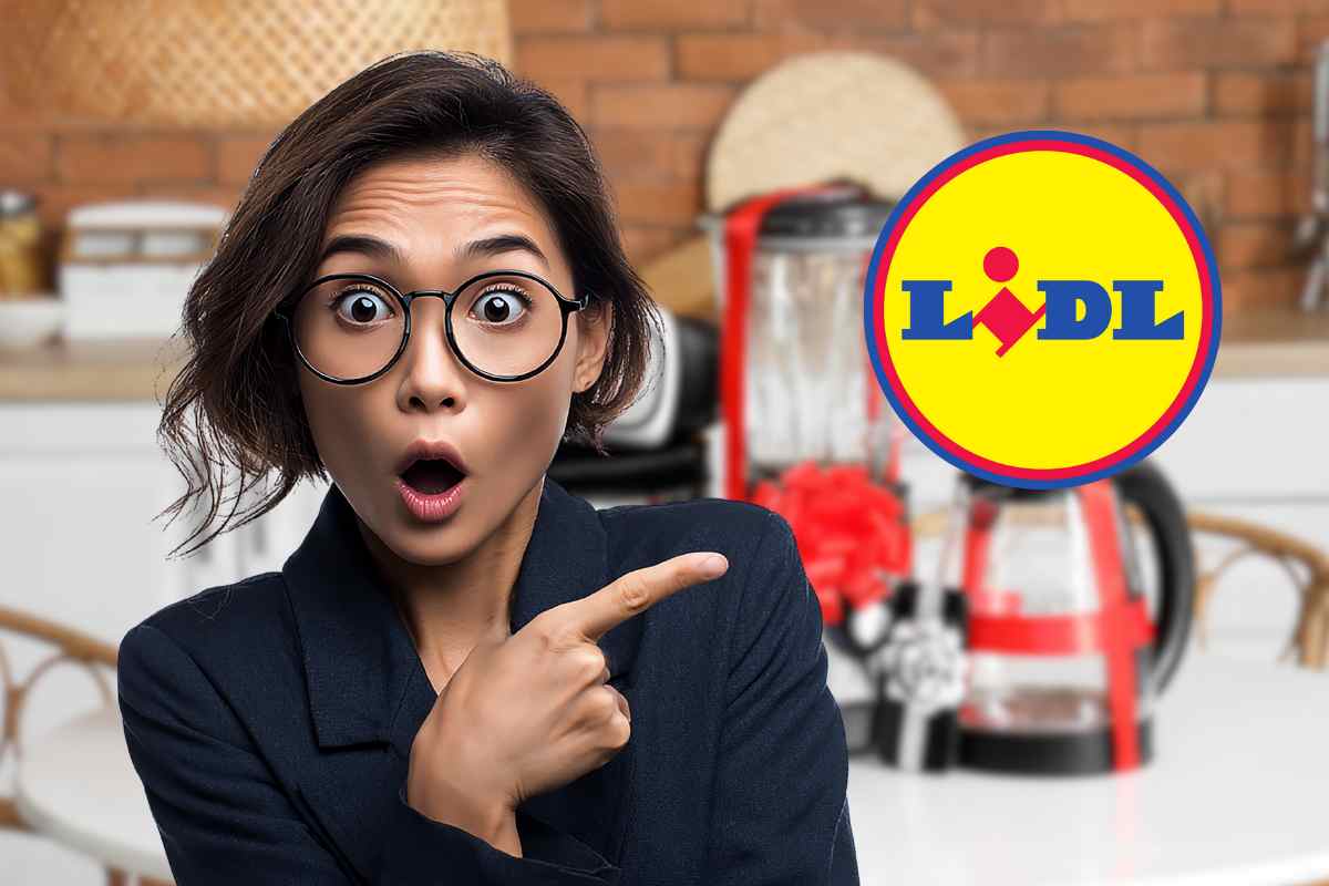 lidl logo donna indica elettrodomestici