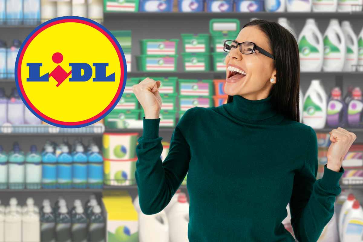 donna felice logo lidl supermercato