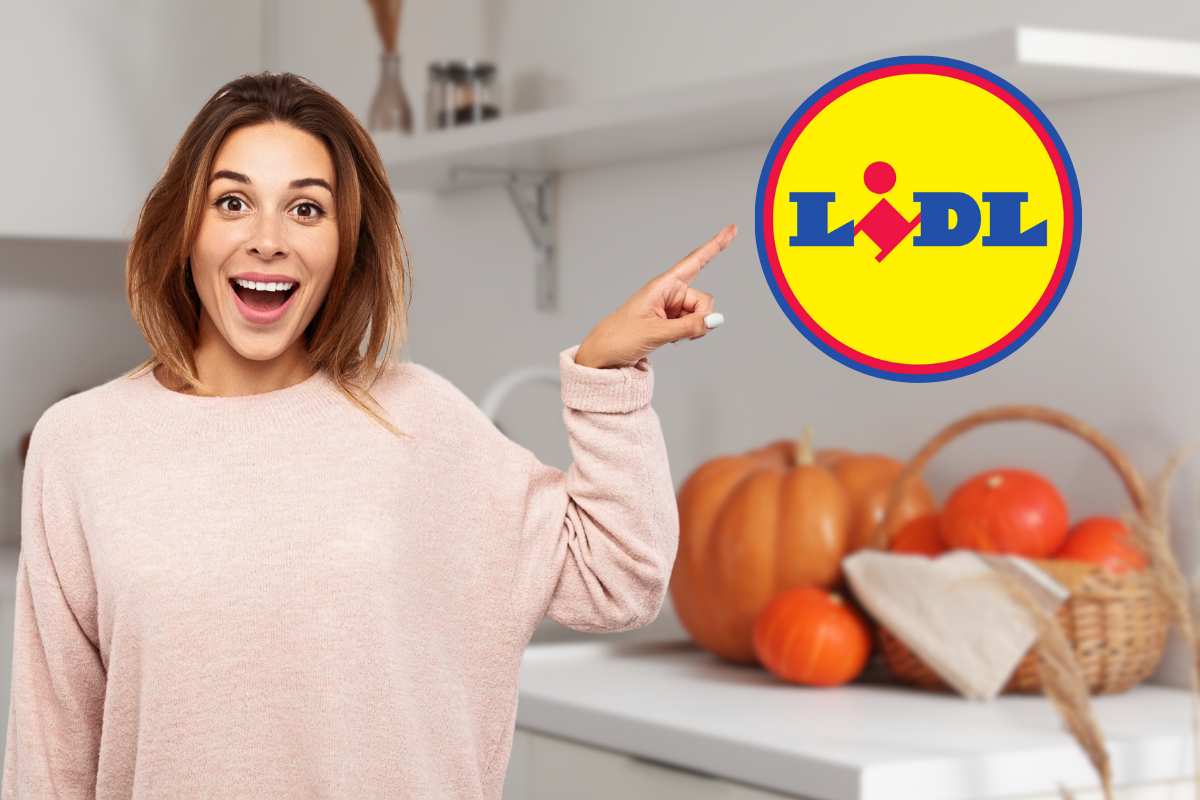 logo lidl donna indica casa autunno