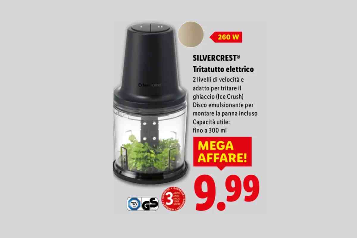 tritatutto lidl lidl: tritatutto a 9.99 euro